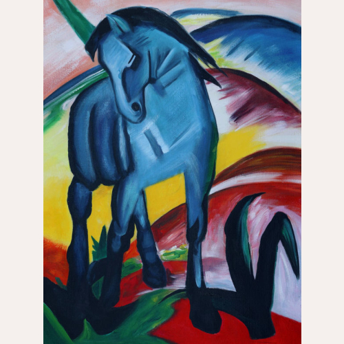 Niebieski koń - Franz Marc