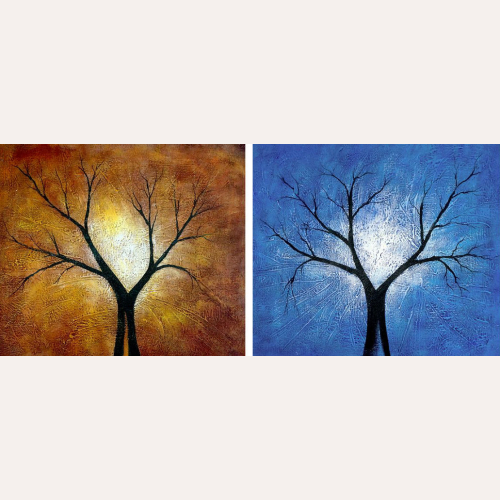 Drzewo za dnia i nocą
