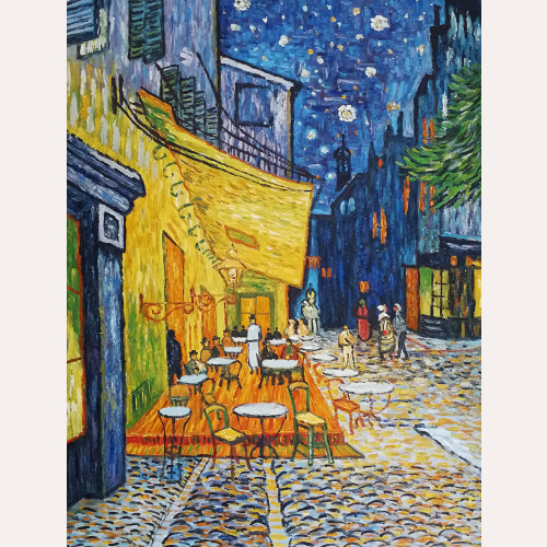 Taras kawiarni w nocy 75x100 cm- Vincent van Gogh