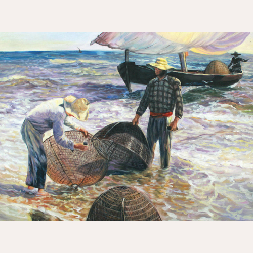 Walencyjscy rybacy - Joaquin Sorolla