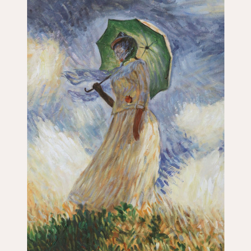 Kobieta z parasolem - Claude Monet