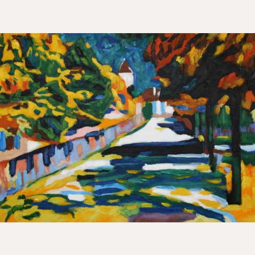 Jesień w Bawarii - Wassily Kandinsky