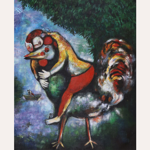 Obraz Kogut Chagall