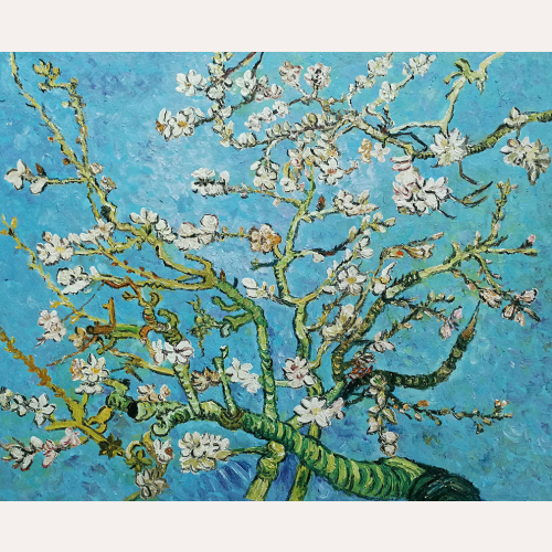 Kwitnący migdałowiec 90x70 cm - Vincent van Gogh
