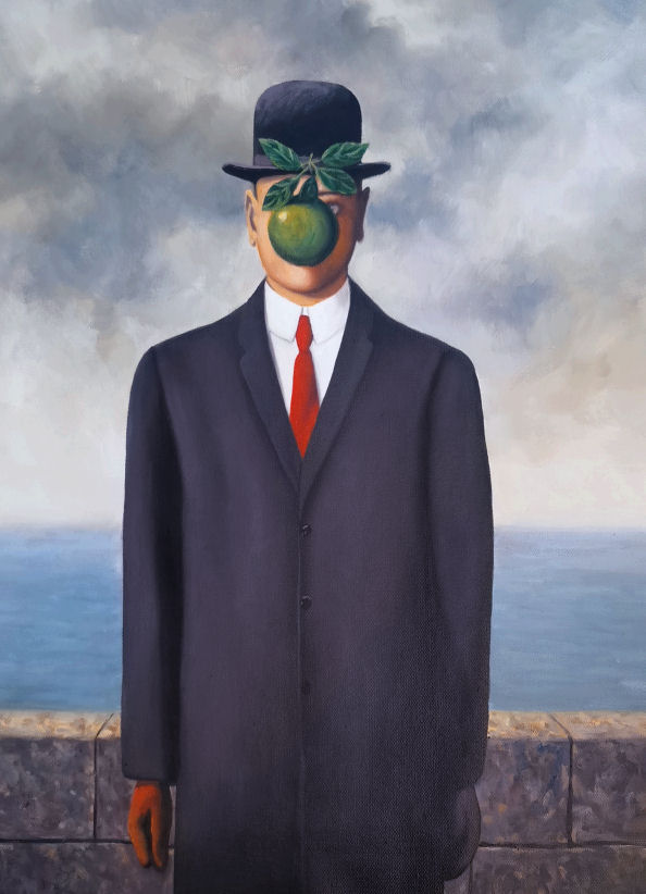Syn Człowieczy - René Magritte - reprodukcja olejna
