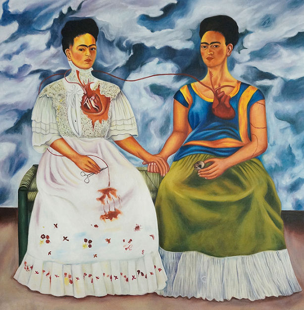 Dwie Fridy - Frida Kahlo - reprodukcja