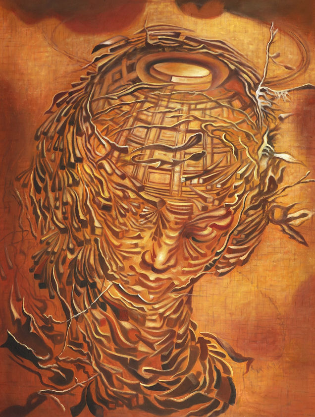 Obraz Eksplodująca głowa