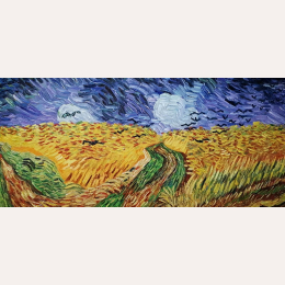 Pole pszenicy z krukami - Vincent van Gogh