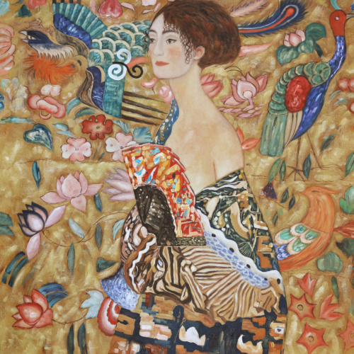 Donna con Ventaglio / Dama z wachlarzem - Gustav Klimt