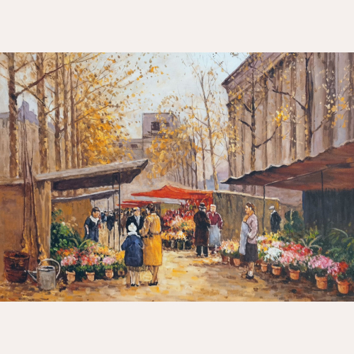 Targ kwiatowy - Edouard Cortes