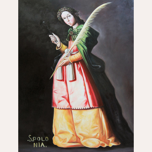 Św.Apolonia - Francisco de Zurbarán