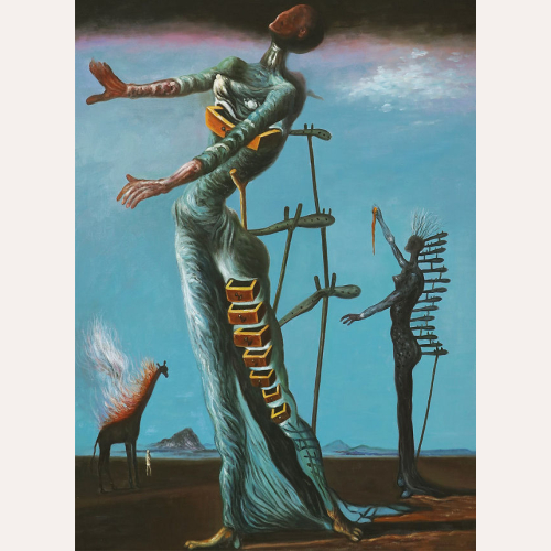 Płonąca żyrafa - Salvador Dali