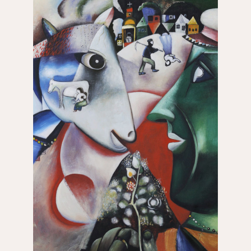 Ja i wieś - Marc Chagall