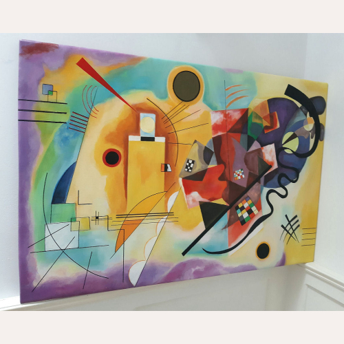 Obraz Żółty, Czerwony i Niebieski