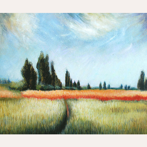 Pole pszenicy - Claude Monet