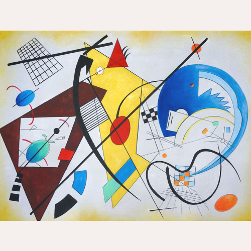 Linia przelotowa (Throughgoing line) - Wassily Kandinsky