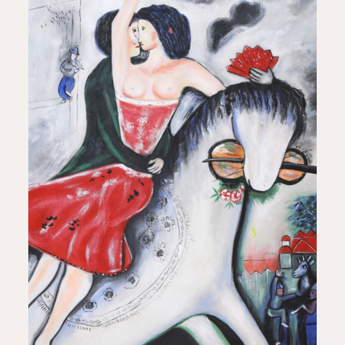 Jeździectwo - Marc Chagall