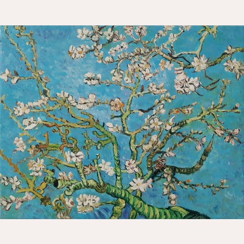 Kwitnący migdałowiec Gogh