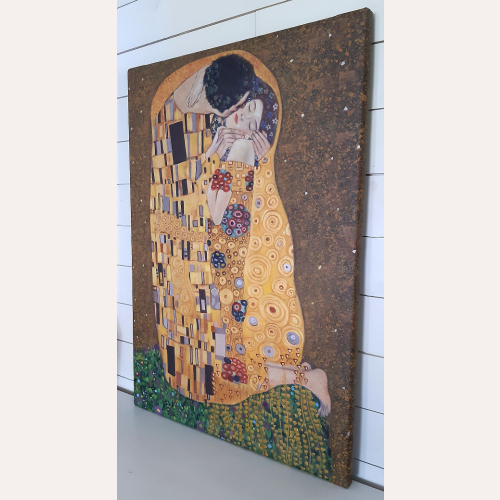 Pocałunek obraz olejny