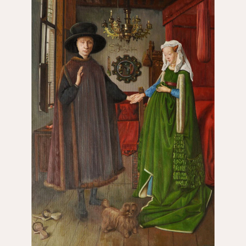 Portret małżonków Arnolfinich - Jan van Eyck