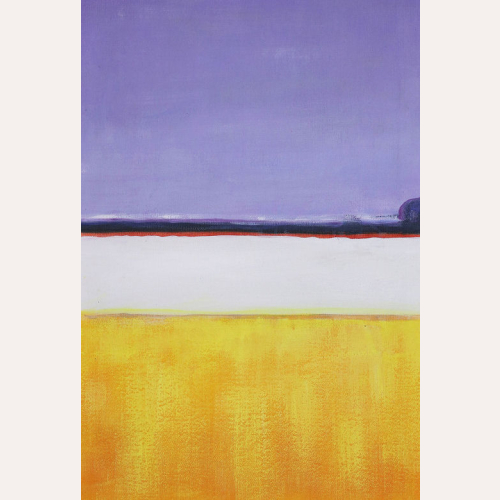 Fioletowo żółty - inspirowany Mark Rothko