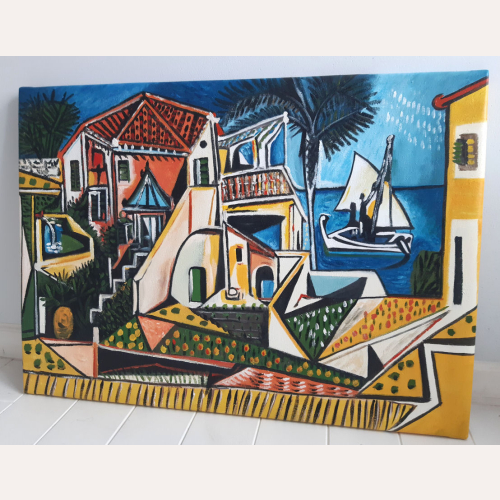 Krajobraz Picasso Obraz olejny