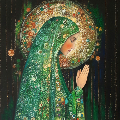 Obraz w stylu Gustava Klimta