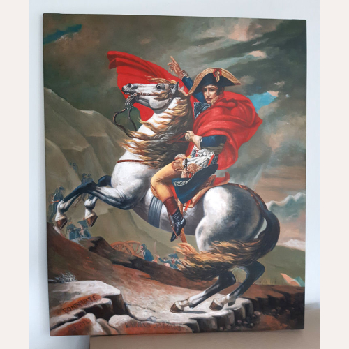 Napoleon przekraczający Alpy