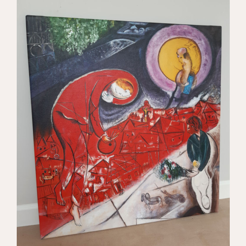 Czerwone dachy obraz Chagalla