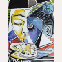 Głowa czytającej kobiety Picasso