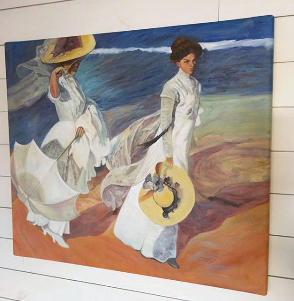 Obraz olejny do przedpokoju