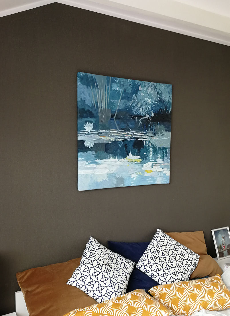 Obraz na brązową ścianę