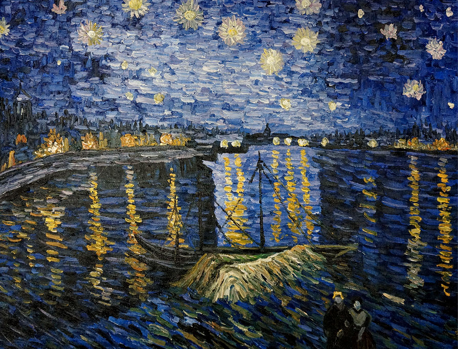 Gwiaździsta noc nad Rodanem