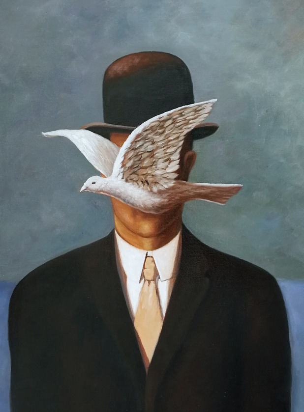 Obraz Mężczyzna w meloniku